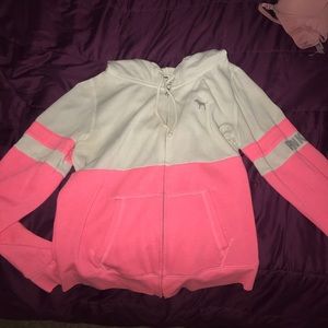 Pink lightweight zip up jacket💖